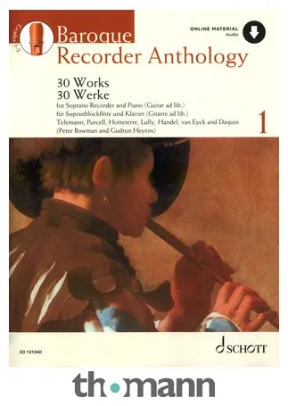 Schott Baroque Recorder Anthology 1
