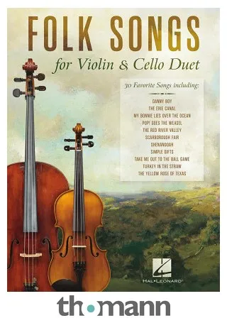 Hal Leonard Folk Songs Violin And Cello