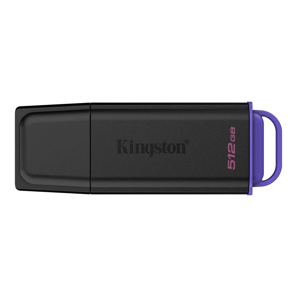 Pen Drive Kingston DataTraveler Exodia 512GB USB 3.2 Gen 1 Type-A Preta/Roxa