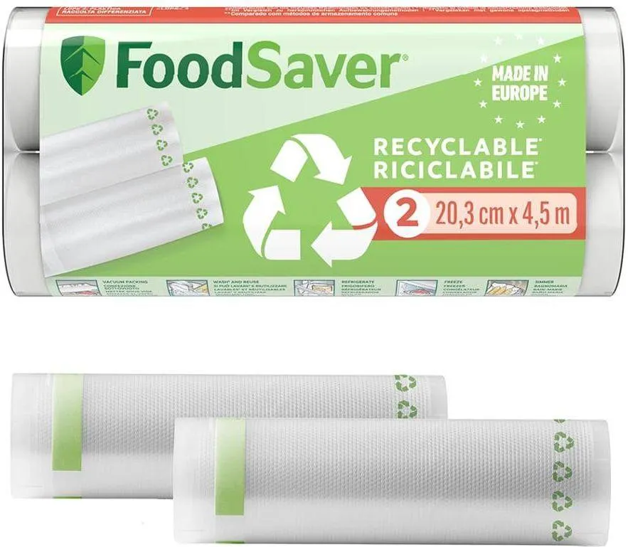 2 Rolos Pequenos FOODSAVER FSRE2002X-01