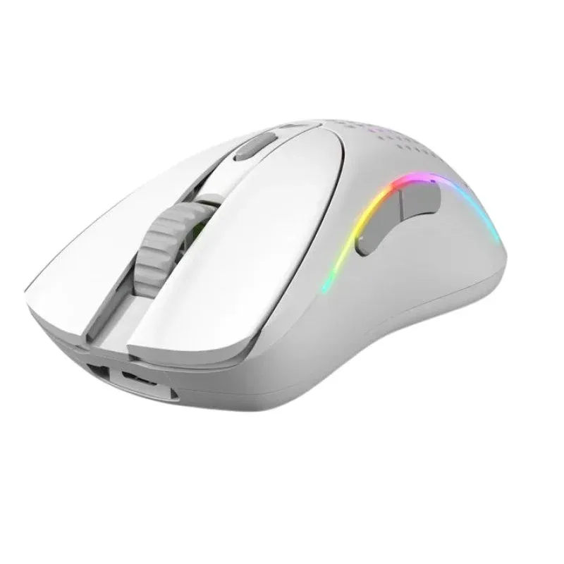 Glorious Model D 2 Wireless Rato Gaming Sem Fios 2.4GHz / Bluetooth 26000 DPI Branco
