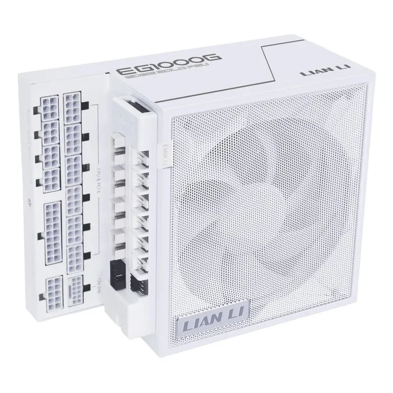 Fonte Alimentação Lian Li Edge Gold 1000 PCIe 5.1 ATX 3.1 1000W 80 Plus Gold Modular