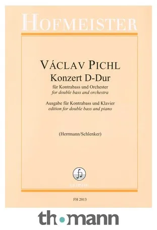 Friedrich Hofmeister Verlag Pichl Konzert Kontrabass