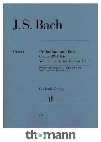 Henle Verlag Bach Präludium C-Dur BWV 846