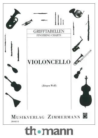 Zimmermann Verlag Grifftabelle Cello