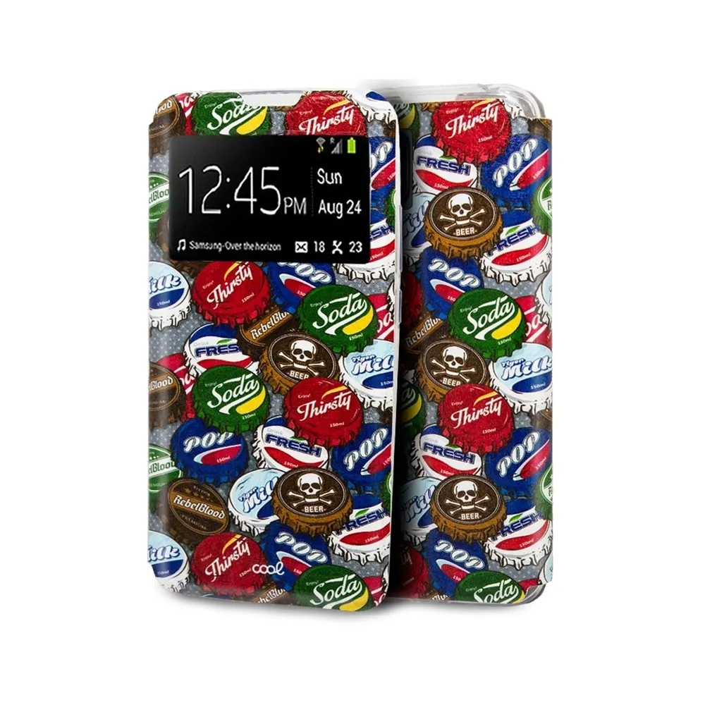 Capa Flip Cover Realme C11 Emblemas De Desenhos