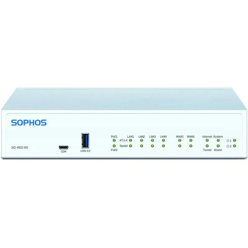 Router Sophos SD-RED 60 Com Fio 850 Mbit/s PoE 30 W AES