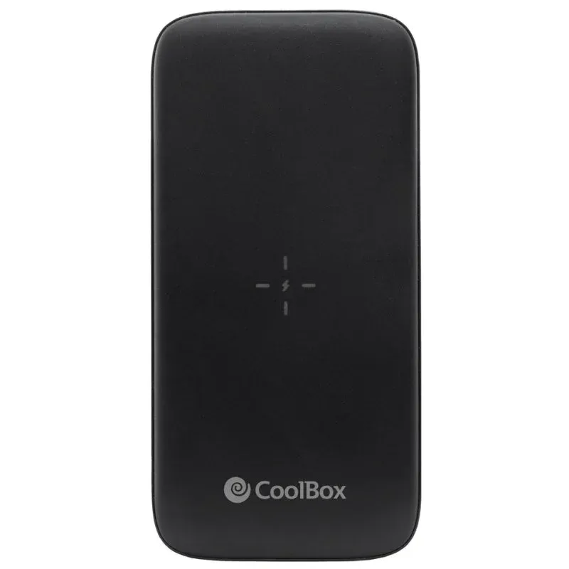 PowerBank CoolBox Qi 10000mAh PD 3.0 com Carga Sem Fios Preto