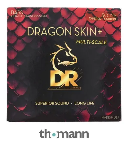 DR Strings Dragon Skin+ DBSM6-30 Coated