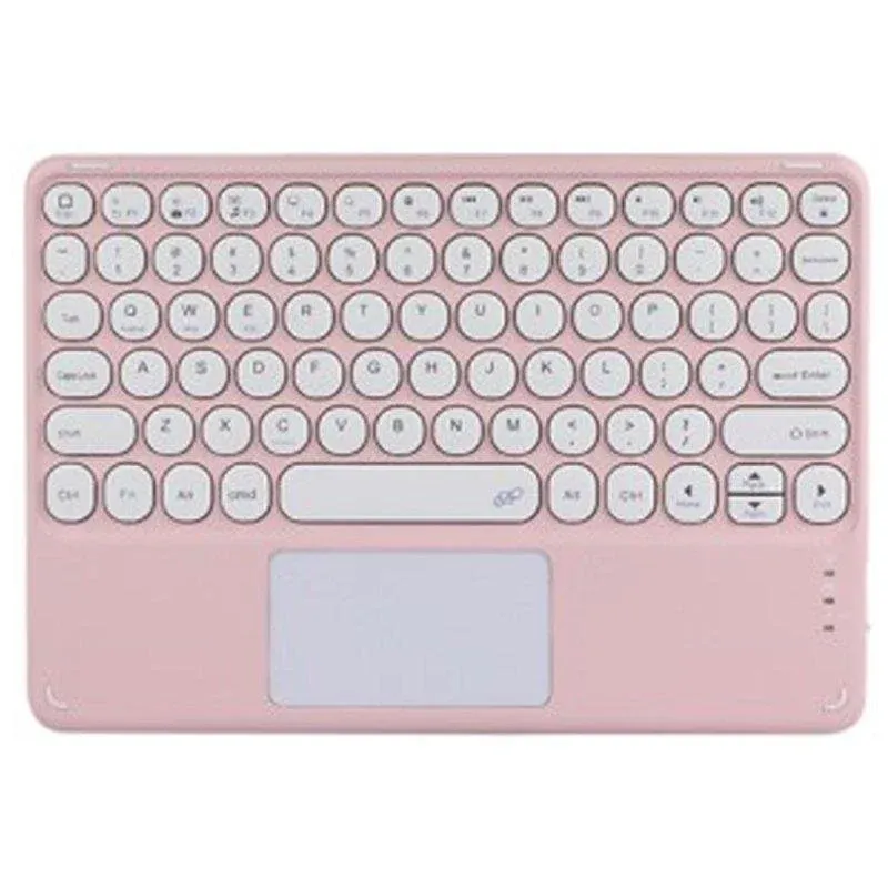 Teclado Royal Bailey 260c Bluetooth QWERTY ultrafino leve rosa 9,7-10"