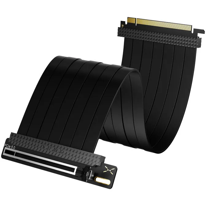 Riser Vertical TRYX String PCIe 5.0 200mm - Preto