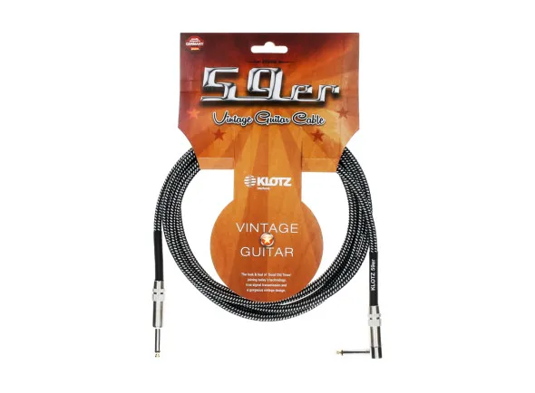 Klotz Cabo angulado guitarra Vintage 3m