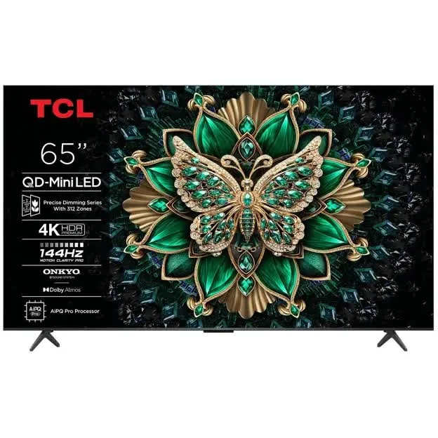 Smart TV QD-Mini LED 65 C6K 65C6K 4K Ultra HD Wi-Fi (Metálico) - TCL