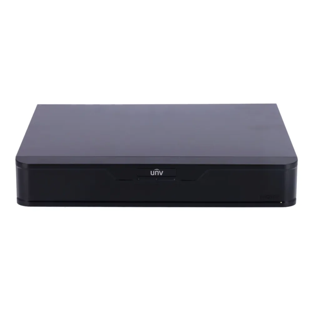 Gravador NVR Uniview 4 Canais PoE 4K Preto - UV-NVR501-04B-P4