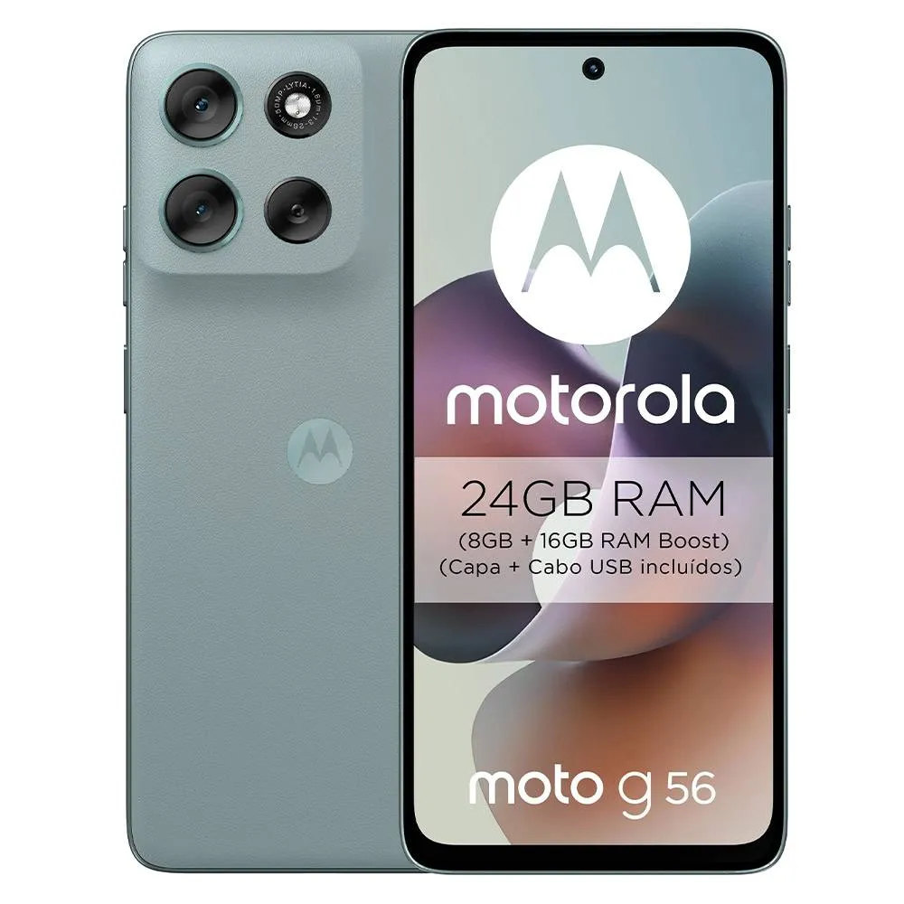 Smartphone Motorola Moto g56 5G 6.72 8GB/512GB Dual SIM PANTONE Gray Mist