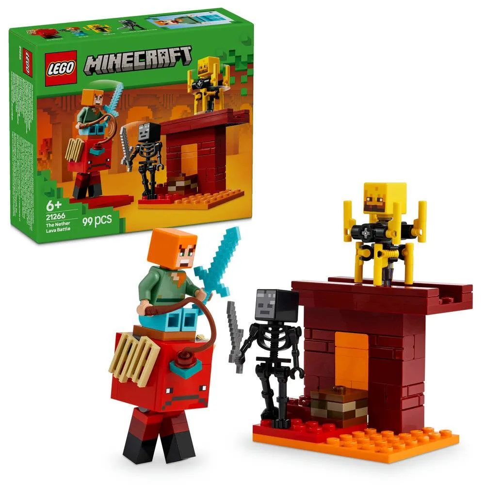 LEGO Minecraft A Batalha da Lava do Nether - 21266