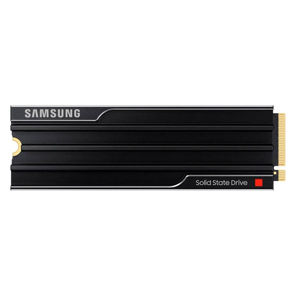 SSD M.2 2280 Samsung 9100 Pro 1TB c/ Heatsink TLC NAND NVMe PCIe Gen 5.0x4
