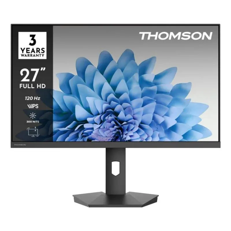 Monitor Thomson M27FB5C15 27" FullHD 120Hz IPS HDR10 Altifalantes Altura Ajustável
