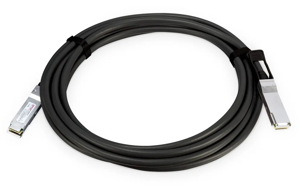 PLANET 100G QSFP28 Direct Attached cabo de rede Preto CB-QSFP100G-5M