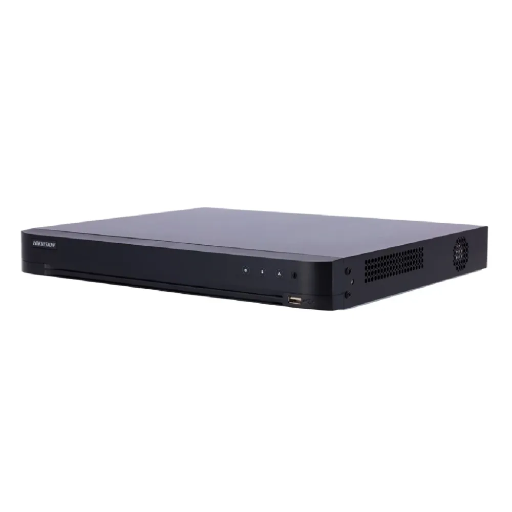 Gravador DVR Hikvision 5n1 Gama PRO 8 Canais 4K Preto - iDS-7208HUHI-M2/PXT/4A+8/4ALM