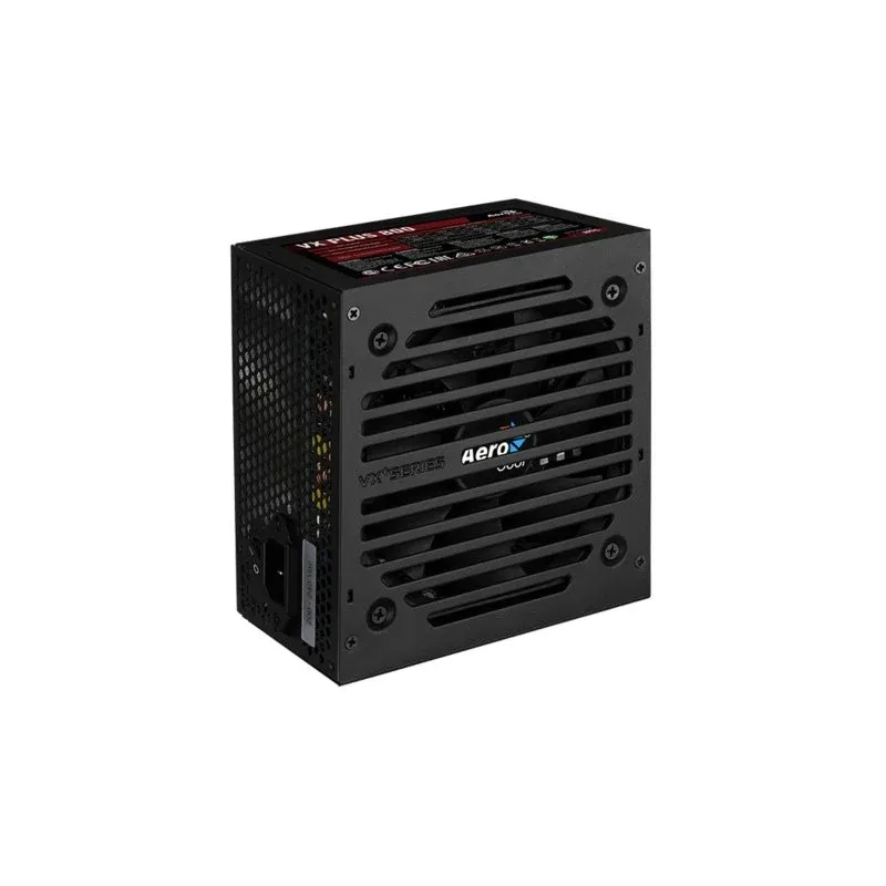 Fonte Alimentação Aerocool VX PLUS 800 Fonte de Alimentação ATX 800W com Certificação CE Preta