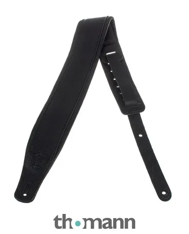 Levys PM32 Pad. Leather Strap 3" BK