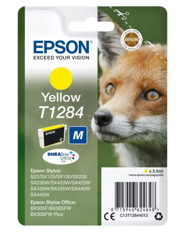 Tinteiro EPSON T1284 Amarelo M
