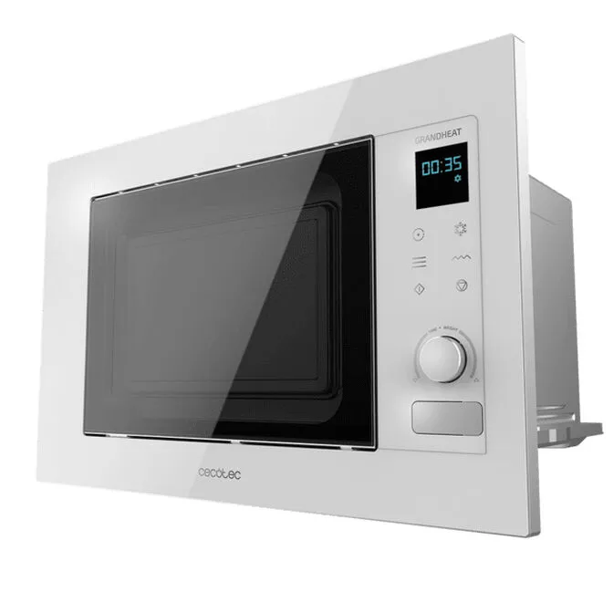 Micro-ondas de Encastre Cecotec GrandHeat 2090 Built-In Touch Branco 1200W 21L