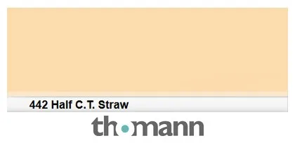 Lee Filter Roll 442 H.C.T. Straw