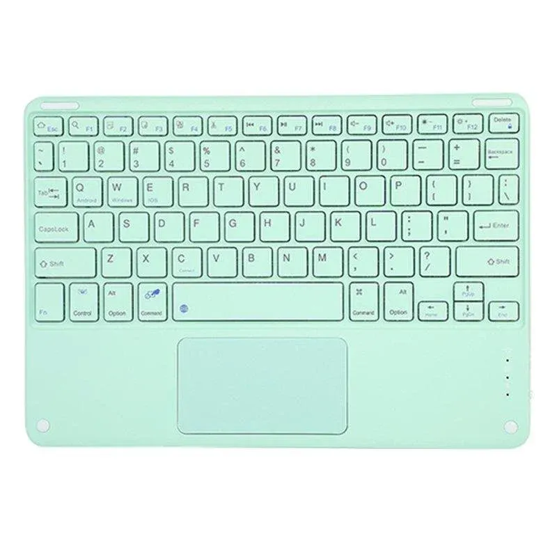 Teclado Royal Bailey X7a Bluetooth QWERTY 9,7 polegadas Verde ultrafino