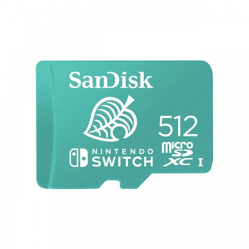 Sandisk MicroSDXC 512GB UHS-1 para Nintendo Switch Verde