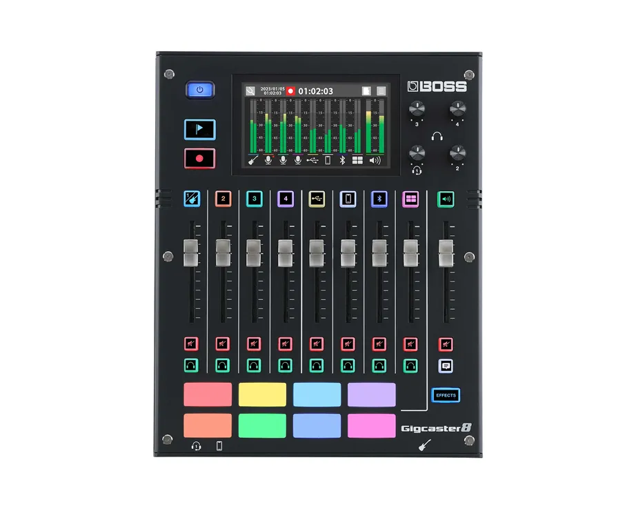 Mesa de Mistura Digital Boss Gigcaster 8