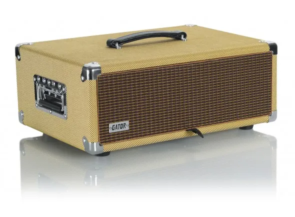 Gator GR-RETRORACK-3TW Vintage Amp Vibe Rack Case - 3U Tweed