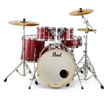 Pearl Export EXX705NBR Black Cherry Glitter c/Pratos Sabian SBR