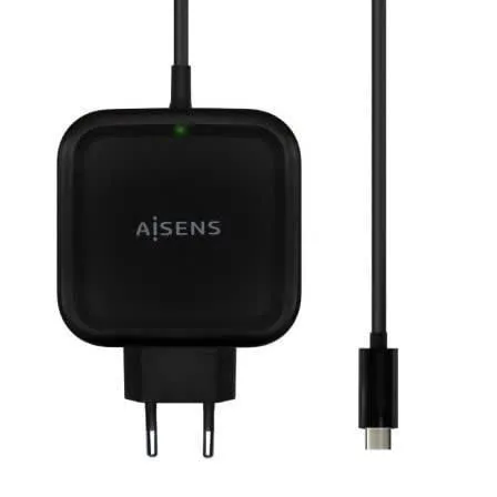 Carregador USB-C PD3.0 QC3.0 1.2m (Preto) - AISENS