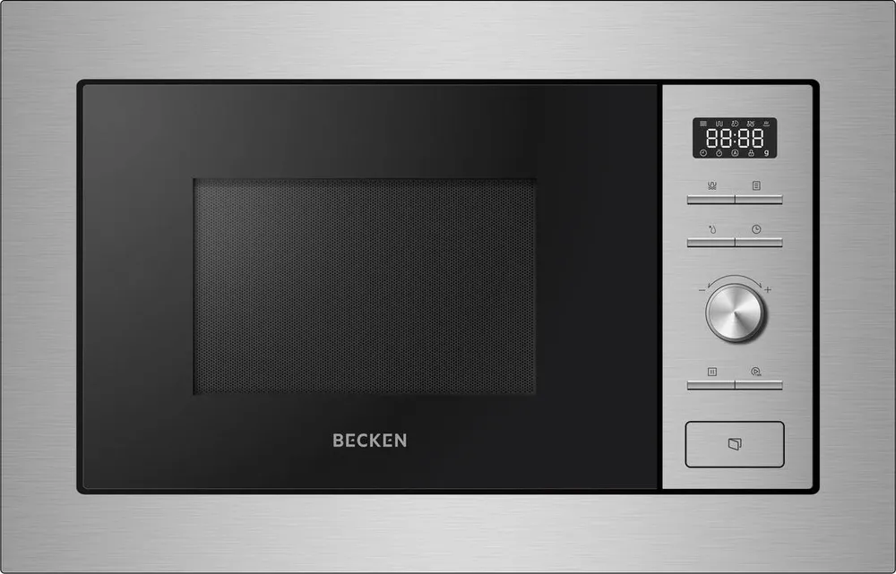 Micro-ondas Encastre BECKEN BBIMW8916IX (28 L - Com Grill - Inox)