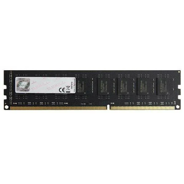 Memória RAM DIMM G.SKILL NT Value 8GB (1x8GB) DDR3-1600MHz CL11 (11-11-11) 1.50V Preta