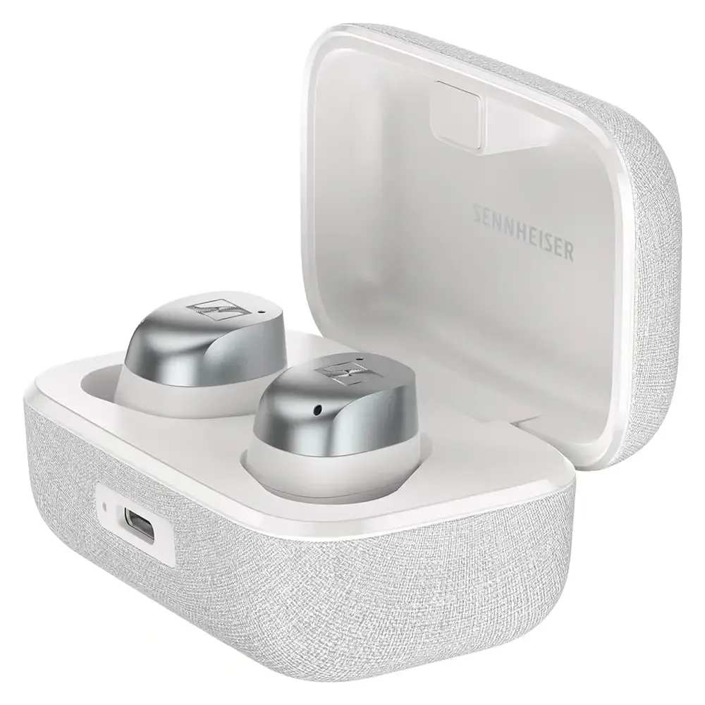 Earbuds Sennheiser Momentum True Wireless 4 ANC Brancos/Prateados