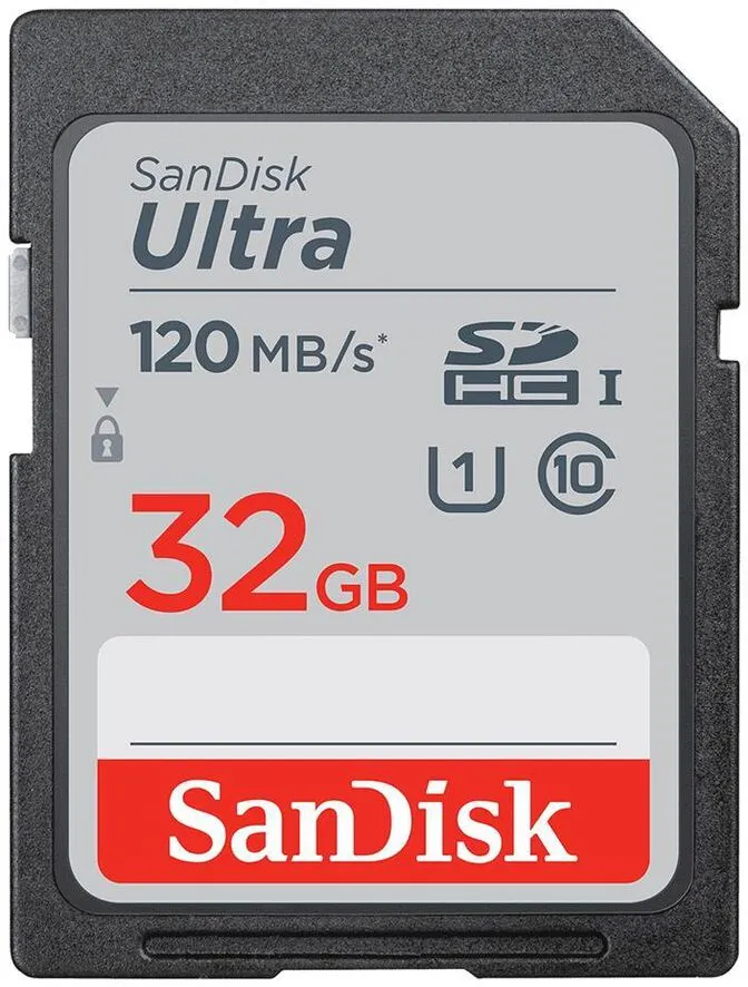 Cartão SanDisk Ultra SHDC/SDXC UHS-I C10 U1 32GB