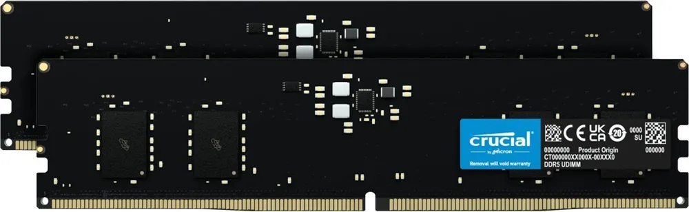 Memória RAM Crucial CT2K8G56C46U5 16GB 2x8GB DDR5 5600MHz CL46 Multicolor