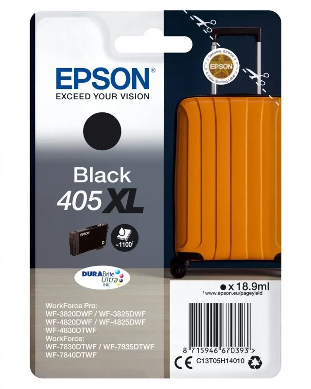 Singlepack Black 405XL DURABrite Ultra Ink