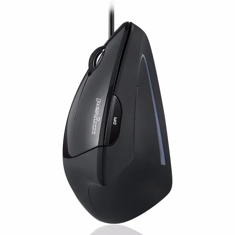 Rato Perixx PERIMICE-513 L USB 1600 DPI Preto Vertical para Esquerda 6 Botões