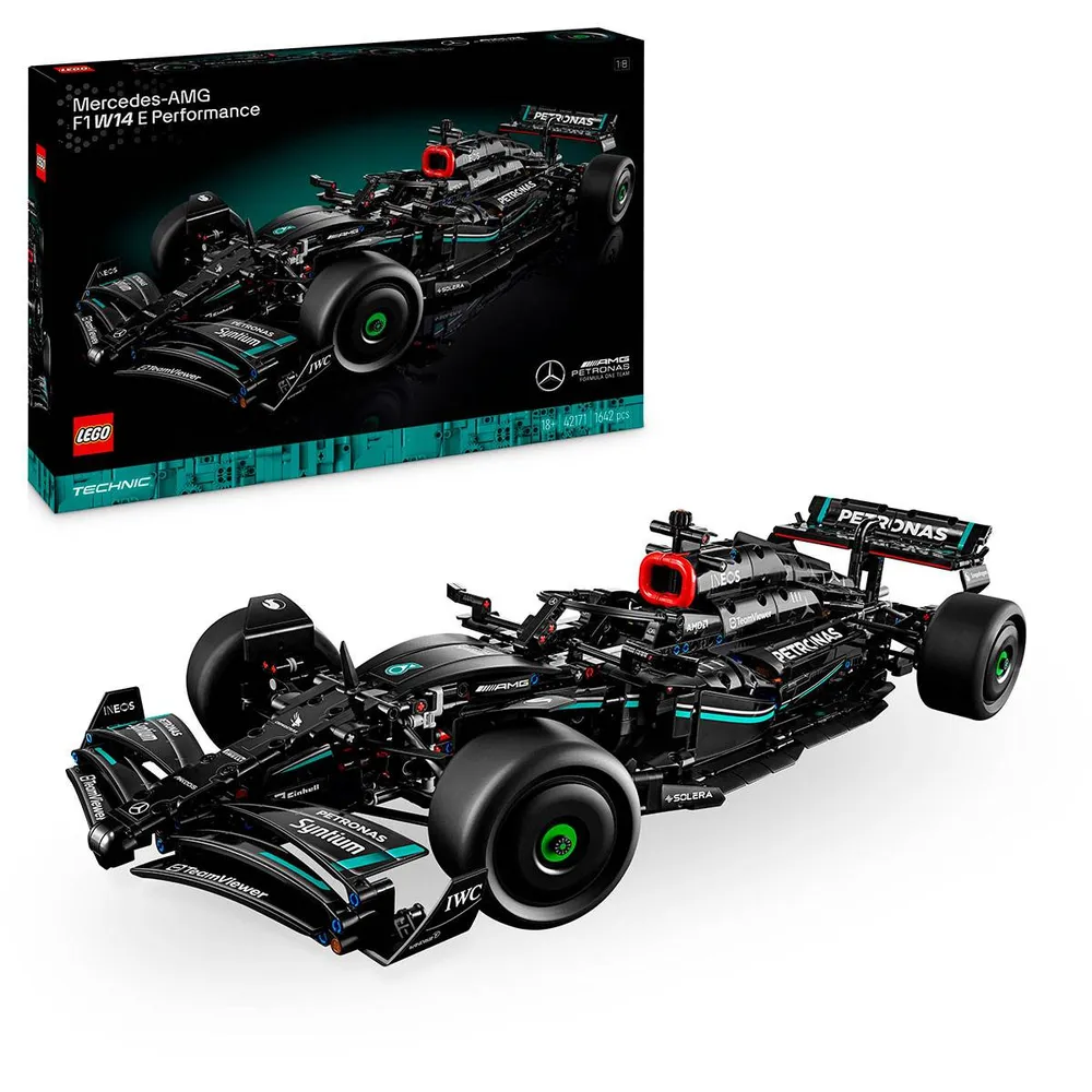 LEGO Technic: Mercedes-AMG F1® W14 E Performance | Idades 18+ | 1642 Peças | Item 42171