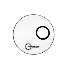 Pele Bombo 16" Aquarian SMPTCC16BW 4 3/4" Off Set Hola White