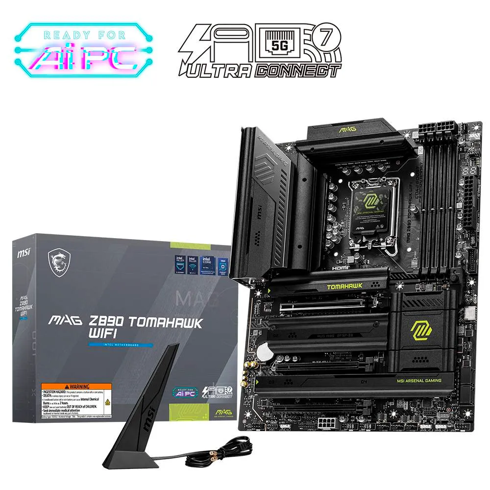 Motherboard ATX MSI MAG Z890 Tomahawk WiFi Skt1851