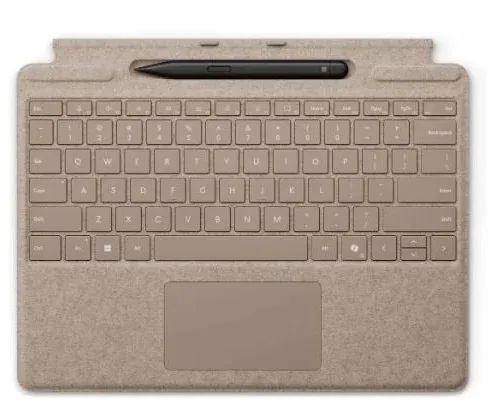 Capa Teclado Signature com Slim Pen 2 para Surface Pro 10 Bege
