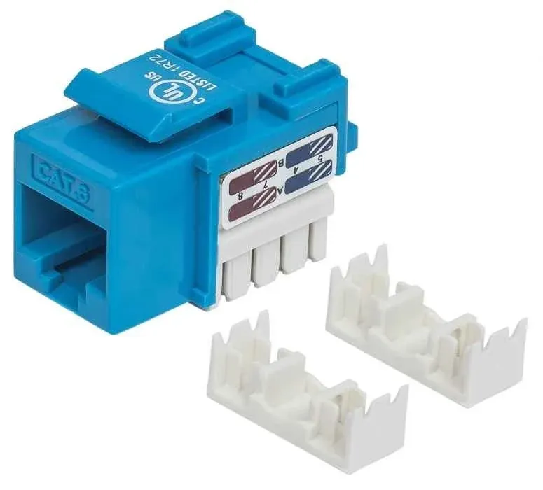 Intellinet 210737 Módulo keystone C6 UTP azul 210737