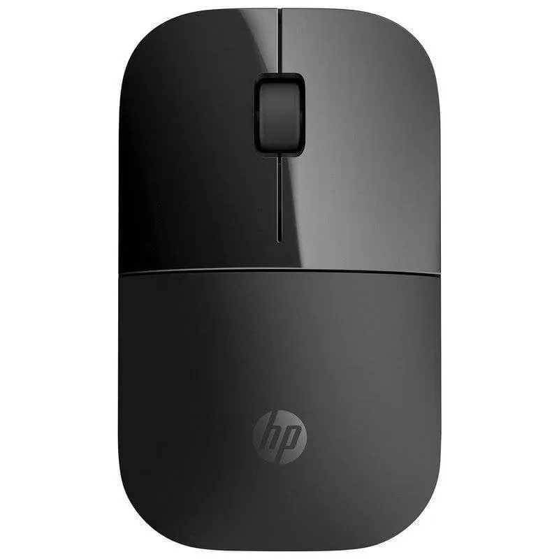 Ratón HP Z3700 sem fios RF 2,4 GHz 1200 DPI Preto brilhante ambidestro