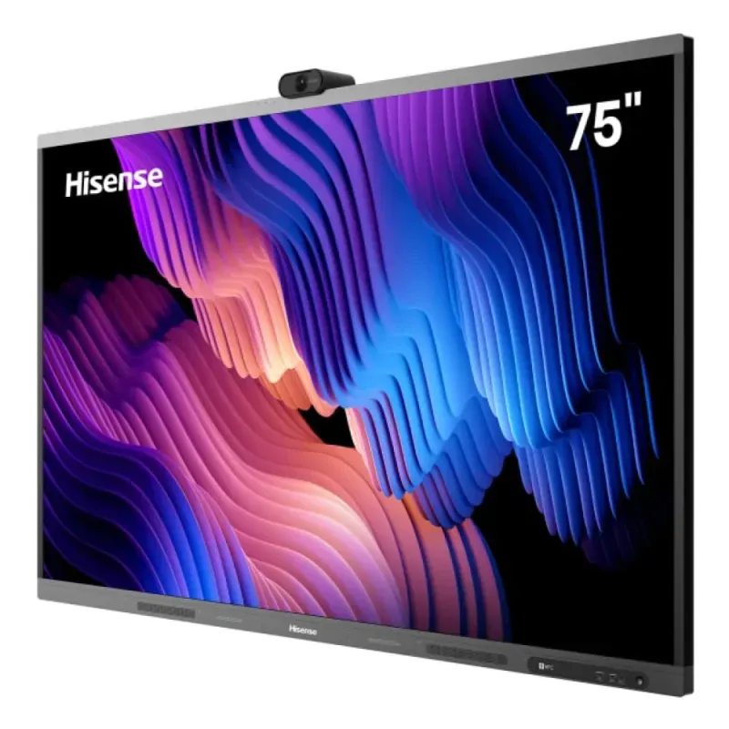 HISENSE MONITOR 75" 4K UHD D-LED 400CD TOUCH 55 POINTS ANDROID 13 WEBCAM 75WM6FE