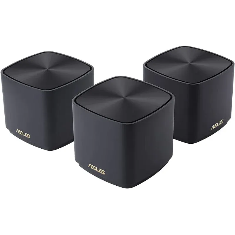Asus ZenWifi AX Mini XD4 Pack 3 Sistema de Rede Mesh WiFi 6 AX1800 Preto